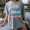 THIS LADY Will Never Own Enough BOOKS & YARN Women's Comfort Colors T-Shirt Gray THIS LADY Will Never Own Enough BOOKS & YARN Women's Comfort Colors T-Shirt Gray