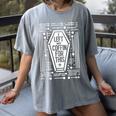 I Left My Coffin For This Introvert Spooky Regret Women's Comfort Colors T-Shirt Gray