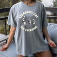 Libraries Are For Everyone Read Banned Book Librarian Reader Women's Comfort Colors T-Shirt Gray