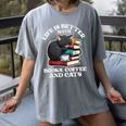 Life Is Better With Books Cats & Coffee Librarian Book Lover Women's Comfort Colors T-Shirt Gray Life Is Better With Books Cats & Coffee Librarian Book Lover Women's Comfort Colors T-Shirt Gray