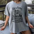 Life Is Better With Cats & Books Sphynx Cat Mom Women Women's Comfort Colors T-Shirt Gray Life Is Better With Cats & Books Sphynx Cat Mom Women Women's Comfort Colors T-Shirt Gray