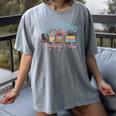 Life Happens Reading Helps Loves To Read Books Cats Women's Comfort Colors T-Shirt Gray Life Happens Reading Helps Loves To Read Books Cats Women's Comfort Colors T-Shirt Gray