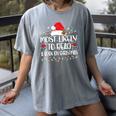 Most Likely To Read A Book On Christmas Family Matching Women's Comfort Colors T-Shirt Gray