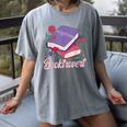 Literary Reading Book Introvert Booktrovert Reading Women's Comfort Colors T-Shirt Gray