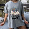 Live Laugh & Love Books Reading Butterfly Book Lover Bookish Premium Women's Comfort Colors T-Shirt Gray Live Laugh & Love Books Reading Butterfly Book Lover Bookish Premium Women's Comfort Colors T-Shirt Gray