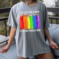Live Life Like A Book Florida Would Ban LGBT Month Women's Comfort Colors T-Shirt Gray Live Life Like A Book Florida Would Ban LGBT Month Women's Comfort Colors T-Shirt Gray