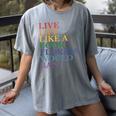 Live Life Like a Book Florida Would Ban LGBTQ Rainbow Flag Women's Comfort Colors T-Shirt Gray Live Life Like a Book Florida Would Ban LGBTQ Rainbow Flag Women's Comfort Colors T-Shirt Gray