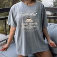 Love God Drink Coffee Read Books Coffee & Jesus Women's Comfort Colors T-Shirt Gray