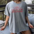 I Love You To The Library And Back Book Lover Quote Women's Comfort Colors T-Shirt Gray