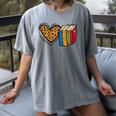 Love Reading Book Librarian Across America Men Women Kids Women's Comfort Colors T-Shirt Gray