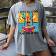 Love Reading And Giraffes Cute Giraffe Reading Book Lovers Women's Comfort Colors T-Shirt Gray Love Reading And Giraffes Cute Giraffe Reading Book Lovers Women's Comfort Colors T-Shirt Gray
