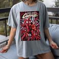 Marvel Spider-Man Eddie Brock Carnage Comic Book Cover Women's Comfort Colors T-Shirt Gray Marvel Spider-Man Eddie Brock Carnage Comic Book Cover Women's Comfort Colors T-Shirt Gray
