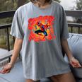 Marvel Spider-Man Peter Parker Comic Book Letter Logo Women's Comfort Colors T-Shirt Gray