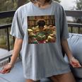 Melanin Afro Women Educated Reading Book History Girls Women's Comfort Colors T-Shirt Gray Melanin Afro Women Educated Reading Book History Girls Women's Comfort Colors T-Shirt Gray
