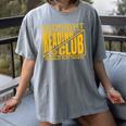 Midnight Reading Club Night Owl Book Readers Women's Comfort Colors T-Shirt Gray