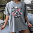 Morally Grey Skeleton Reading Smut Smutty Spicy Books Lover Women's Comfort Colors T-Shirt Gray Morally Grey Skeleton Reading Smut Smutty Spicy Books Lover Women's Comfort Colors T-Shirt Gray