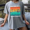 I Like Music More Than People Introvert Saying Quote Women's Comfort Colors T-Shirt Gray I Like Music More Than People Introvert Saying Quote Women's Comfort Colors T-Shirt Gray