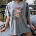 My Weekends Are Fully Booked Reading Book Lover Women's Comfort Colors T-Shirt Gray
