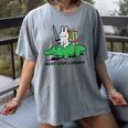 Next Stop Library Reading Book Women's Comfort Colors T-Shirt Gray Next Stop Library Reading Book Women's Comfort Colors T-Shirt Gray