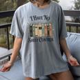 I Have No Shelf Control Book Lover Pun Reader Humor Women's Comfort Colors T-Shirt Gray