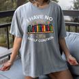 No Shelf Control Read Reading Book Librarian Men Women Kids Women's Comfort Colors T-Shirt Gray