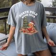 North Pole Book Club Gingerbread Christmas Reading Women's Comfort Colors T-Shirt Gray North Pole Book Club Gingerbread Christmas Reading Women's Comfort Colors T-Shirt Gray