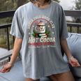 North Pole Book Club Hot Cocoa Librarians Bookish Christmas Women's Comfort Colors T-Shirt Gray North Pole Book Club Hot Cocoa Librarians Bookish Christmas Women's Comfort Colors T-Shirt Gray