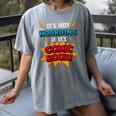 It Is Not Hoarding If It's Comic Books Collector Tee Premium Tri-Blend Women's Comfort Colors T-Shirt Gray