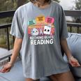 Nothing Beats Reading Rock Paper Scissors Books Lover Women's Comfort Colors T-Shirt Gray Nothing Beats Reading Rock Paper Scissors Books Lover Women's Comfort Colors T-Shirt Gray