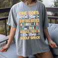 One Does Not Stop Buying Books Because There Is No More Shel Women's Comfort Colors T-Shirt Gray