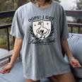 OOPS I GOT Another Book Design Women's Comfort Colors T-Shirt Gray OOPS I GOT Another Book Design Women's Comfort Colors T-Shirt Gray