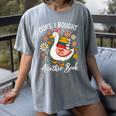Oops I Bought Another Book Goose Reader Women's Comfort Colors T-Shirt Gray