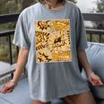 Orange Comic Book Orange Color Graphic Premium Tri-Blend Women's Comfort Colors T-Shirt Gray