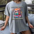 Owl You Need Is A Good Book Cute Love To Read Back 2 School Women's Comfort Colors T-Shirt Gray Owl You Need Is A Good Book Cute Love To Read Back 2 School Women's Comfort Colors T-Shirt Gray