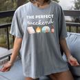 The Perfect Weekend Camping Essentials Wine Books Campfire Women's Comfort Colors T-Shirt Gray The Perfect Weekend Camping Essentials Wine Books Campfire Women's Comfort Colors T-Shirt Gray