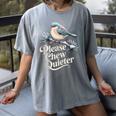 Please Chew Quieter Introvert Christmas Bird Lover Women's Comfort Colors T-Shirt Gray Please Chew Quieter Introvert Christmas Bird Lover Women's Comfort Colors T-Shirt Gray
