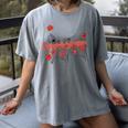 Poppy Field Wizard Of Oz Cowardly Brave Lion Book Women's Comfort Colors T-Shirt Gray Poppy Field Wizard Of Oz Cowardly Brave Lion Book Women's Comfort Colors T-Shirt Gray