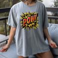 POW Comic Book Retro Artwork – Cartoon Collector Women's Comfort Colors T-Shirt Gray POW Comic Book Retro Artwork – Cartoon Collector Women's Comfort Colors T-Shirt Gray