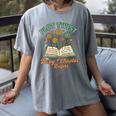 Pregnancy Announcement Book Lover Reveal Pregnant Women's Comfort Colors T-Shirt Gray