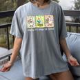 Preppy 100 Days Of School Goose Coffee Books Teacher Life Women's Comfort Colors T-Shirt Gray Preppy 100 Days Of School Goose Coffee Books Teacher Life Women's Comfort Colors T-Shirt Gray