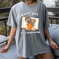 Quiet Girl Loud Imagination Book Lover Bookworm Reader Women's Comfort Colors T-Shirt Gray Quiet Girl Loud Imagination Book Lover Bookworm Reader Women's Comfort Colors T-Shirt Gray