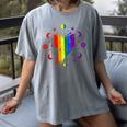 Rainbow Book With Stars And Moon Phases Gay Pride LGBT Women's Comfort Colors T-Shirt Gray Rainbow Book With Stars And Moon Phases Gay Pride LGBT Women's Comfort Colors T-Shirt Gray