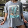 Read Banned Books Bookworm Book Lover Reading Literature Women's Comfort Colors T-Shirt Gray Read Banned Books Bookworm Book Lover Reading Literature Women's Comfort Colors T-Shirt Gray