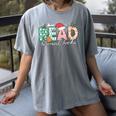 Read Banned Books Christmas Holiday Women's Comfort Colors T-Shirt Gray Read Banned Books Christmas Holiday Women's Comfort Colors T-Shirt Gray