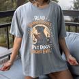 Read Banned Books PET DOGS FIGHT EVIL Read Books Reading Women's Comfort Colors T-Shirt Gray Read Banned Books PET DOGS FIGHT EVIL Read Books Reading Women's Comfort Colors T-Shirt Gray
