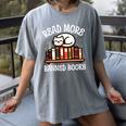 Read More Banned Books Reader Cat Lover Librarian Freedom Women's Comfort Colors T-Shirt Gray