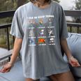 Read Book Characters I Can Do Hard Things Back To School Women's Comfort Colors T-Shirt Gray