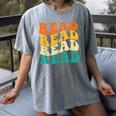 Read Read Read Read Book Lover Reading Bookworm Reader Women's Comfort Colors T-Shirt Gray