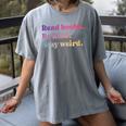 Read Books Be Kind Stay Weird Book Lover Premium Tri-Blend Women's Comfort Colors T-Shirt Gray
