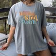 Read Books Be Kind Stay Weird Book Reader Women's Comfort Colors T-Shirt Gray